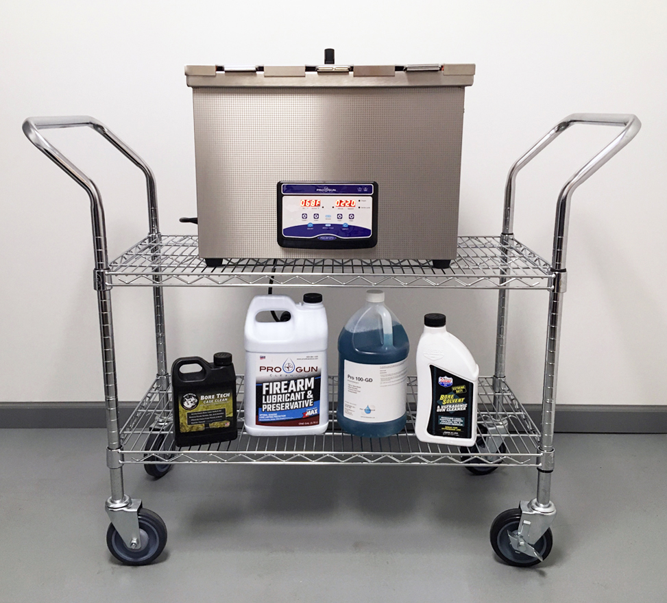 Pro Gun Cleaning mobile workstation